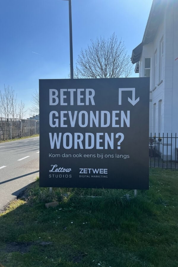 Reclamebord ZETWEE